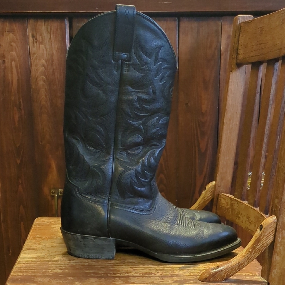 Ariat Men's Heritage Deertan Western Performance Boots - Round Toe 9.5 EE Cowboy - Picture 2 of 10
